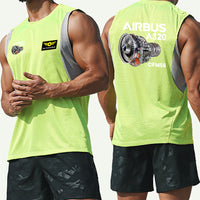 Thumbnail for Airbus A320 & CFM56 Engine Designed Men Sleeveless T-shirt Quick Dry Vests