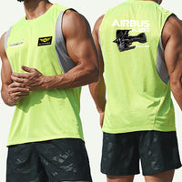 Thumbnail for Airbus A380 & Trent 900 Engine Designed Men Sleeveless T-shirt Quick Dry Vests