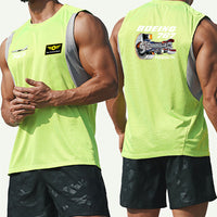 Thumbnail for Boeing 767 Engine (PW4000-94) Designed Men Sleeveless T-shirt Quick Dry Vests