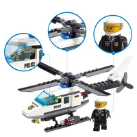 Thumbnail for Plane Super Helicopter Aircraft Famous Building Blocks Bricks Kits Classic Model