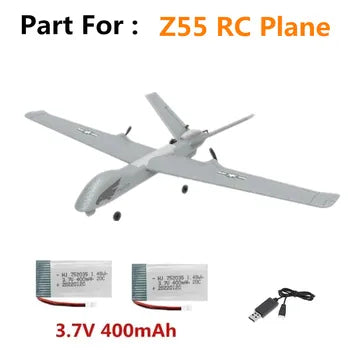 Z51 Predator RC Glider 2.4G 2CH EPP Foam RC Plane With LED Light Fixed