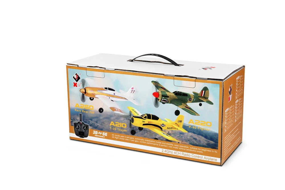 Remote Control Airplane A260 F8F 4Ch 384 Wingspan 6G/3D Modle Stunt Plane Six Axis Stability ﻿