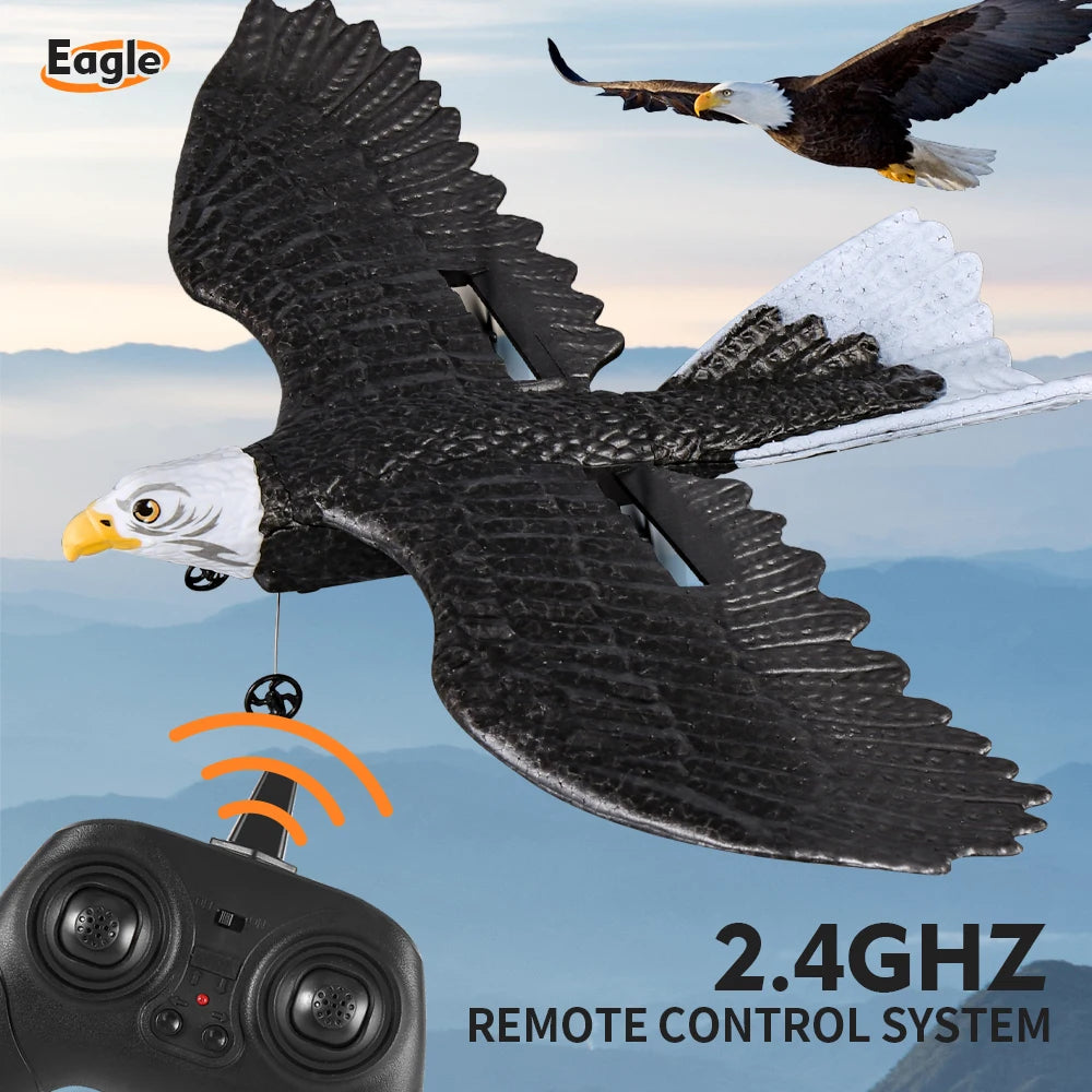 Z59 2Channel 2.4G Glider RC Airplane with Eagle Style Remote Control EPP Foam Drone Simple Control