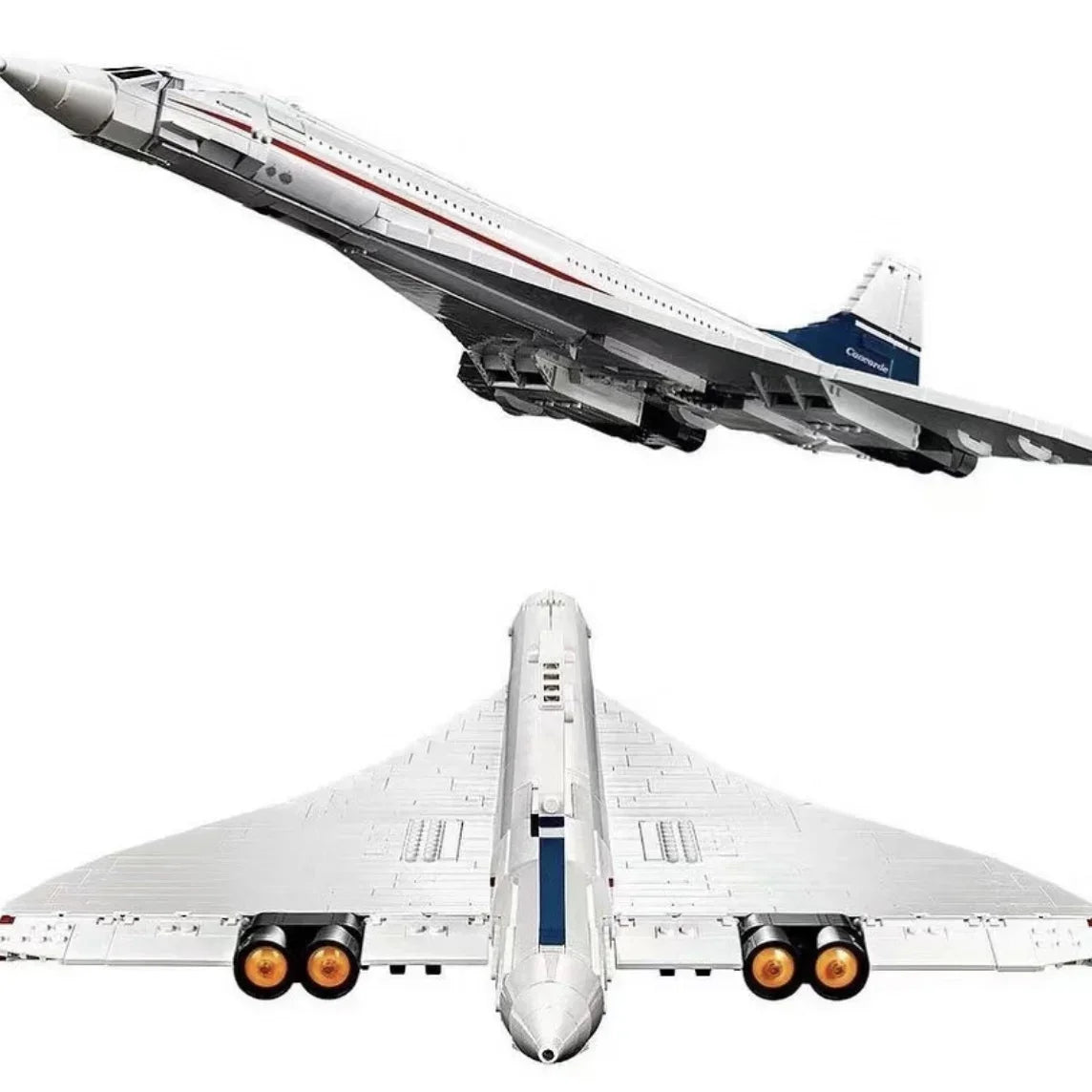 10318 ICONS Concorde Airbus Famous Supersonic Commercial Passenger Airplane Model