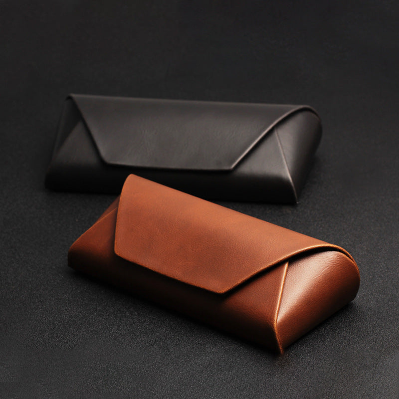 Your Custom Design & Image & Logo & Text Design High End Handmade Retro PU Leather (1) Glasses Case