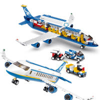 Thumbnail for 463Pcs City Airport Airbus Aircraft Airplane Plane Brinquedos Avion Model Building Blocks Bricks