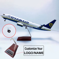 Thumbnail for RYANAIR Airlines Airbus A321neo Airplane Model (Special 47CM)