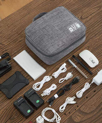 Thumbnail for Multi Functional Waterproof Portable Large Capacity Handheld Phone Charger Data Cable Storage Bag