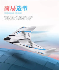 Thumbnail for Delta Wing Design Anti-fall Remote Control Fixed-wing Glider Plane 120M Built-in Propeller EPP Foam Material