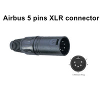 Thumbnail for Black Colour Aviation Headset Aviation Headphones Passive Noise Cancelling For Pilot And Passenger Students