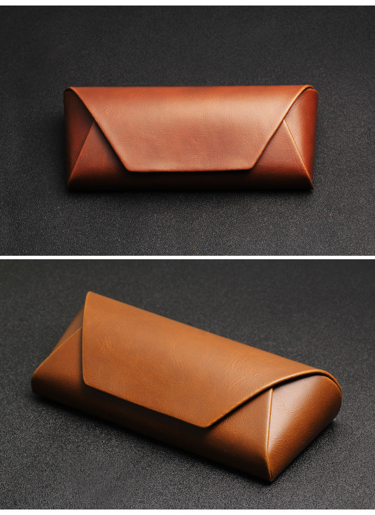 Your Custom Design & Image & Logo & Text Design High End Handmade Retro PU Leather (1) Glasses Case