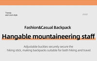 Thumbnail for Outdoor Travel Backpack Large Capacity Sports Camping Trekking Knapsack Men Women Laptop Bag With Shoes Pocket School Bags