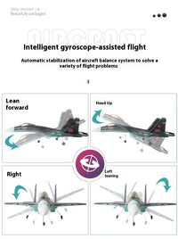 Thumbnail for Fighter Brushless Glider Qf009 Four-Channel Aircraft Aerobatic Six-Axis Self-Stabilizing Epp Remote Control