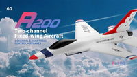 Thumbnail for Wltoys XK A200 RC Airplane F-16B Drone 2.4G Aircraft 2CH Fixed-wing EPP Electric