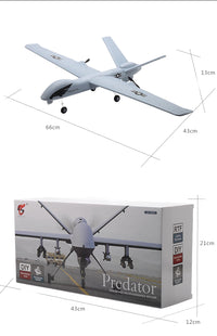 Thumbnail for Z51 Predator RC Glider 2.4G 2CH EPP Foam RC Plane With LED Light Fixed