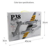 Thumbnail for FX816 Remote Control Airplane P38 Fighter Rechargeable RC Aircraft Glider Model