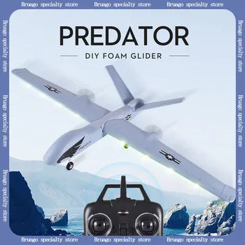 Z51 Predator RC Glider 2.4G 2CH EPP Foam RC Plane With LED Light Fixed