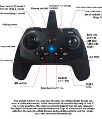 Thumbnail for Fighter Brushless Glider Qf009 Four-Channel Aircraft Aerobatic Six-Axis Self-Stabilizing Epp Remote Control