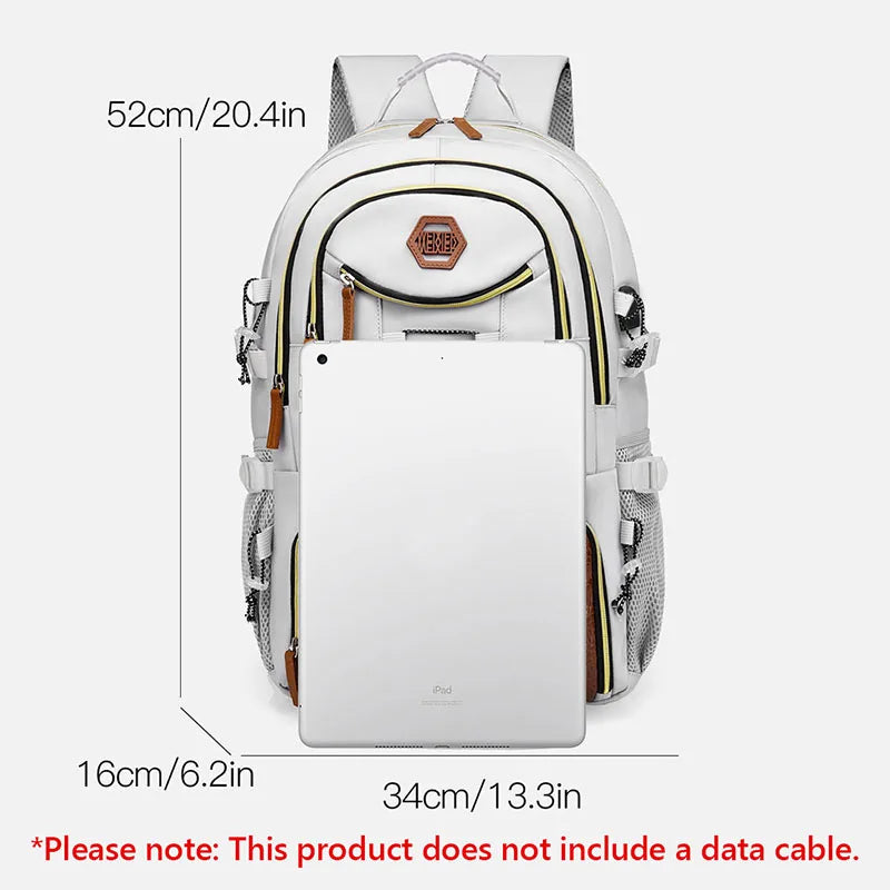 Outdoor Travel Backpack Large Capacity Sports Camping Trekking Knapsack Men Women Laptop Bag With Shoes Pocket School Bags