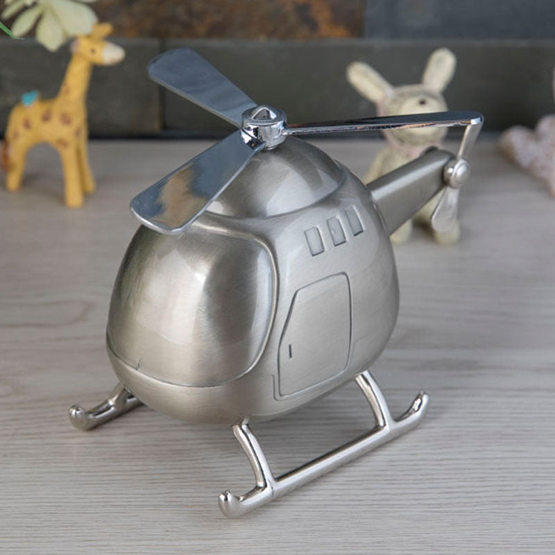 Creative Helicopter Piggy Bank