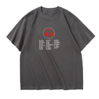 Thumbnail for Aviation Alphabet 3 Designed Relax Fit T-Shirts