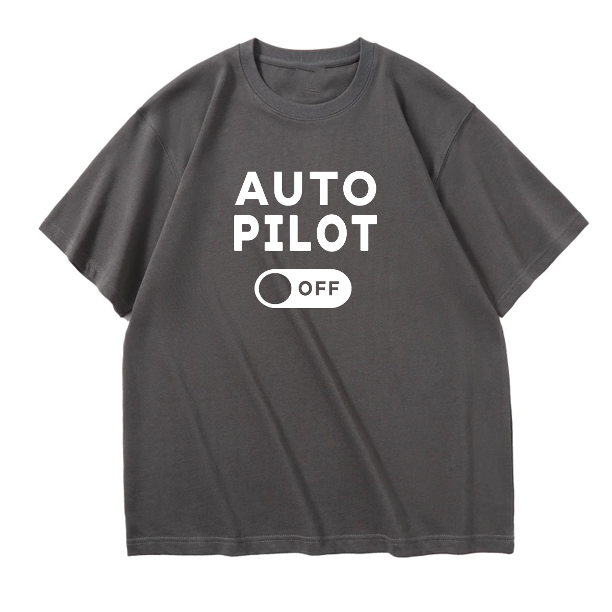 Auto Pilot Off Designed Relax Fit T-Shirts