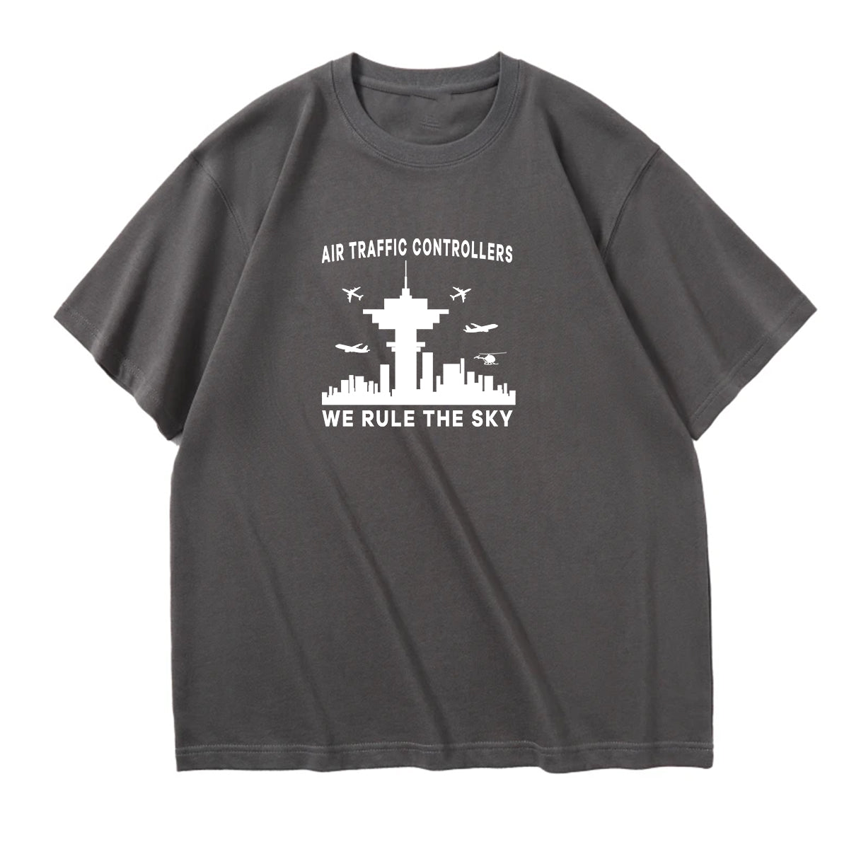 Air Traffic Controllers - We Rule The Sky Designed Relax Fit T-Shirts