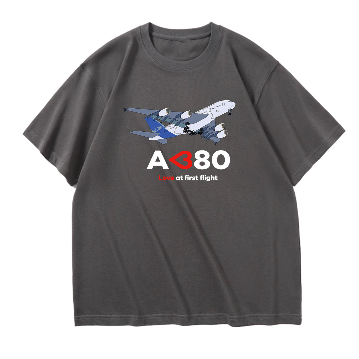 Airbus A380 Love at first flight Designed Relax Fit T-Shirts