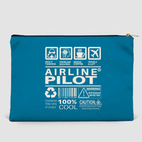 Thumbnail for Airline Pilot Label Designed Zipper Pouch