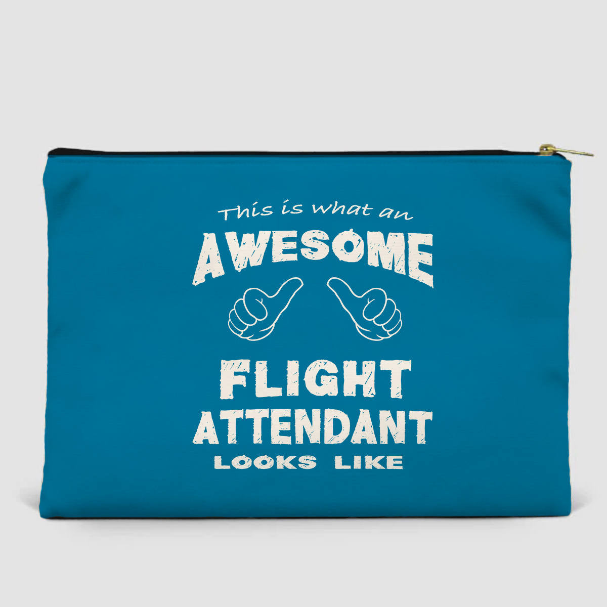 Flight Attendant Designed Zipper Pouch