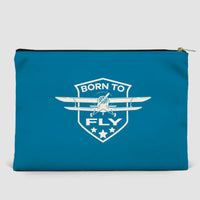 Thumbnail for Born To Fly Designed Designed Zipper Pouch