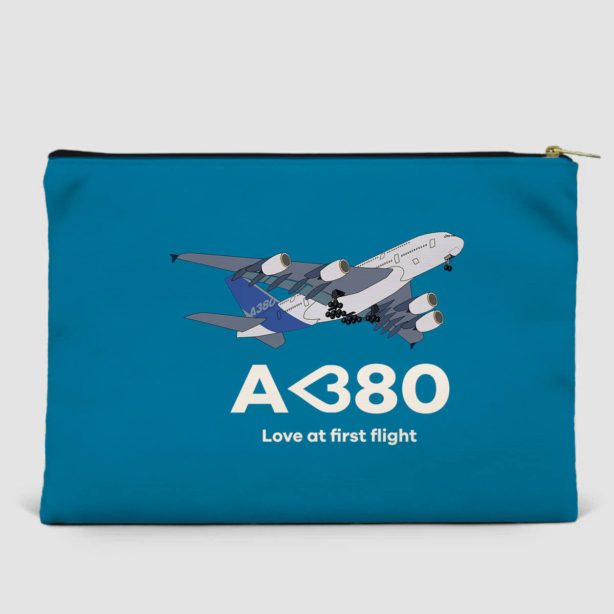 Airbus A380 Love at first flight Designed Zipper Pouch