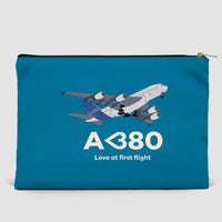 Thumbnail for Airbus A380 Love at first flight Designed Zipper Pouch