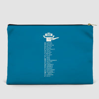 Thumbnail for Aviation Alphabet Designed Zipper Pouch