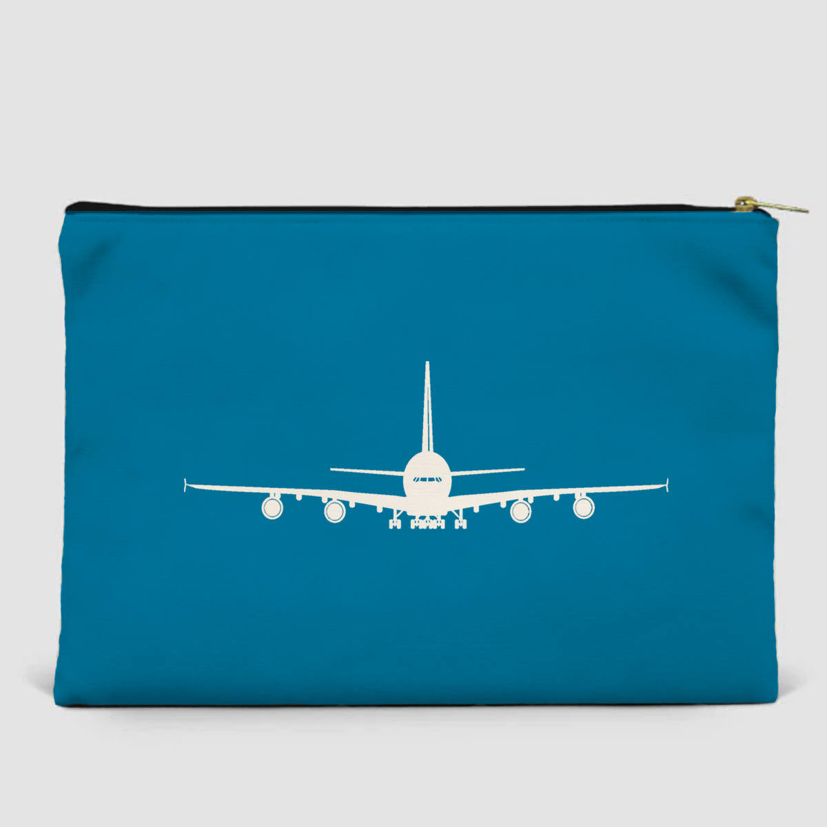 Airbus A380 Silhouette Designed Zipper Pouch