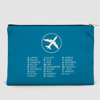 Thumbnail for Aviation Alphabet 2 Designed Zipper Pouch