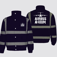 Thumbnail for Airbus A400M & Plane Designed Reflective Winter Jackets