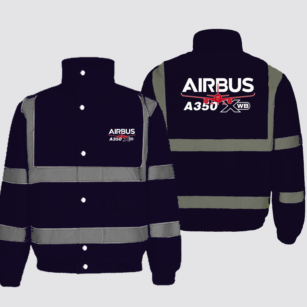 Amazing Airbus A350 XWB Designed Reflective Winter Jackets