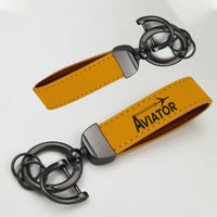 Thumbnail for Aviator Design Horseshoe Buckle Key Chains