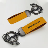 Thumbnail for Bombardier & Text Design Horseshoe Buckle Key Chains