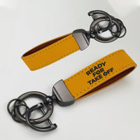 Thumbnail for Ready For Takeoff Design Horseshoe Buckle Key Chains