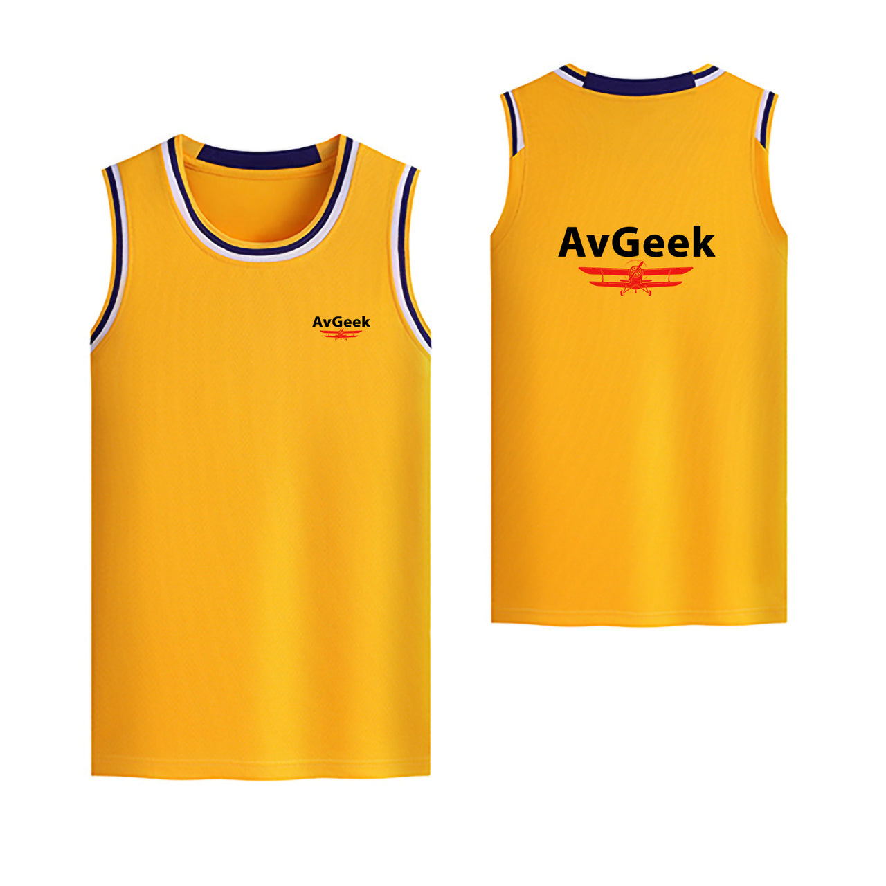 Avgeek Designed Basketball Style Sports Tank Tops