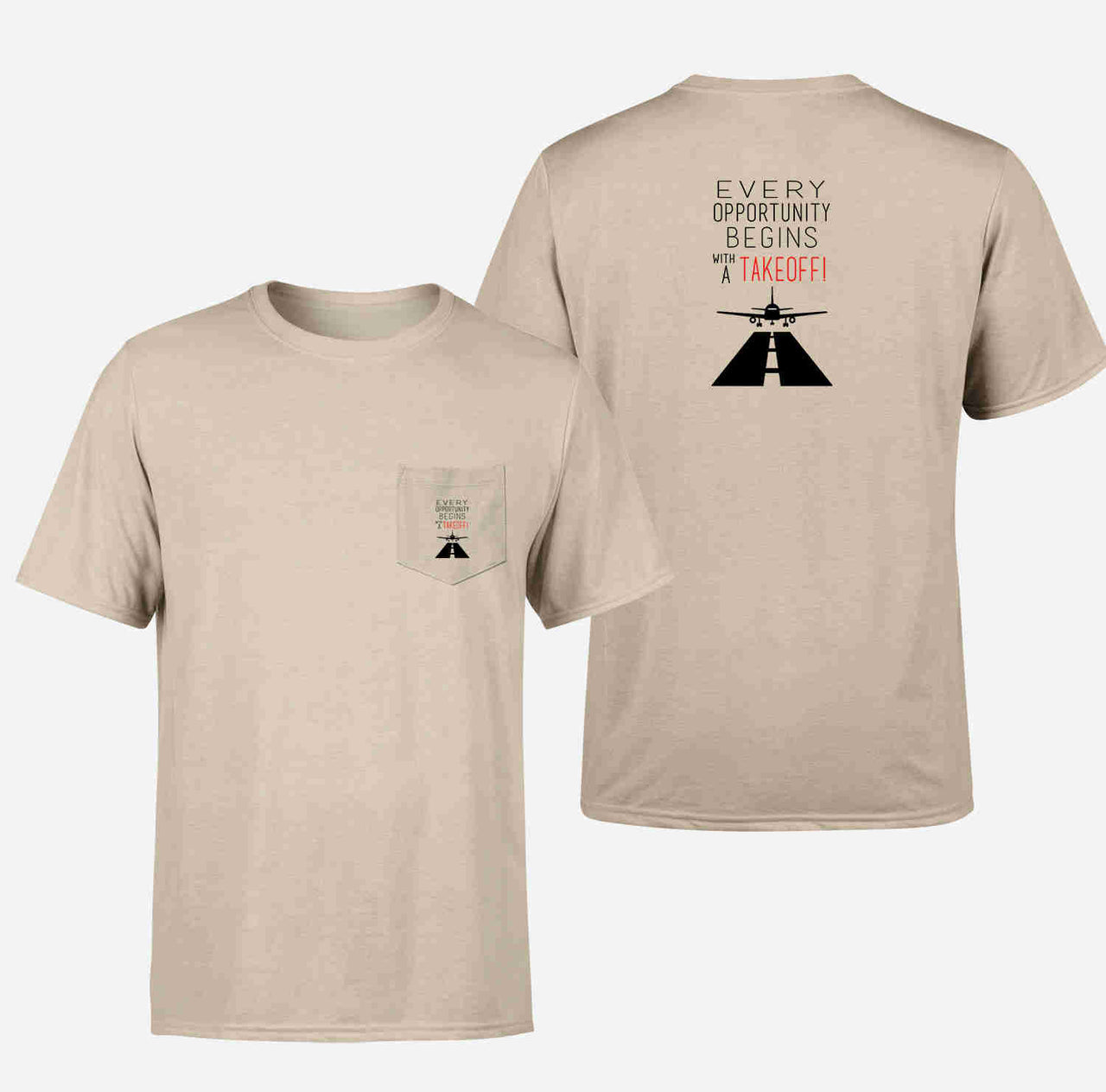 Every Opportunity Designed Pocket T-Shirts