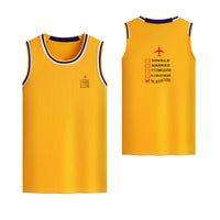 Thumbnail for In Aviation Designed Basketball Style Sports Tank Tops