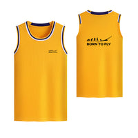 Thumbnail for Born To Fly Glider Designed Basketball Style Sports Tank Tops