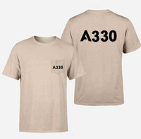 Thumbnail for A330 Flat Text Designed Pocket T-Shirts