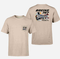 Thumbnail for Boeing 767 Engine (PW4000-94) Designed Pocket T-Shirts