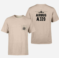 Thumbnail for Airbus A320 & Plane Designed Pocket T-Shirts