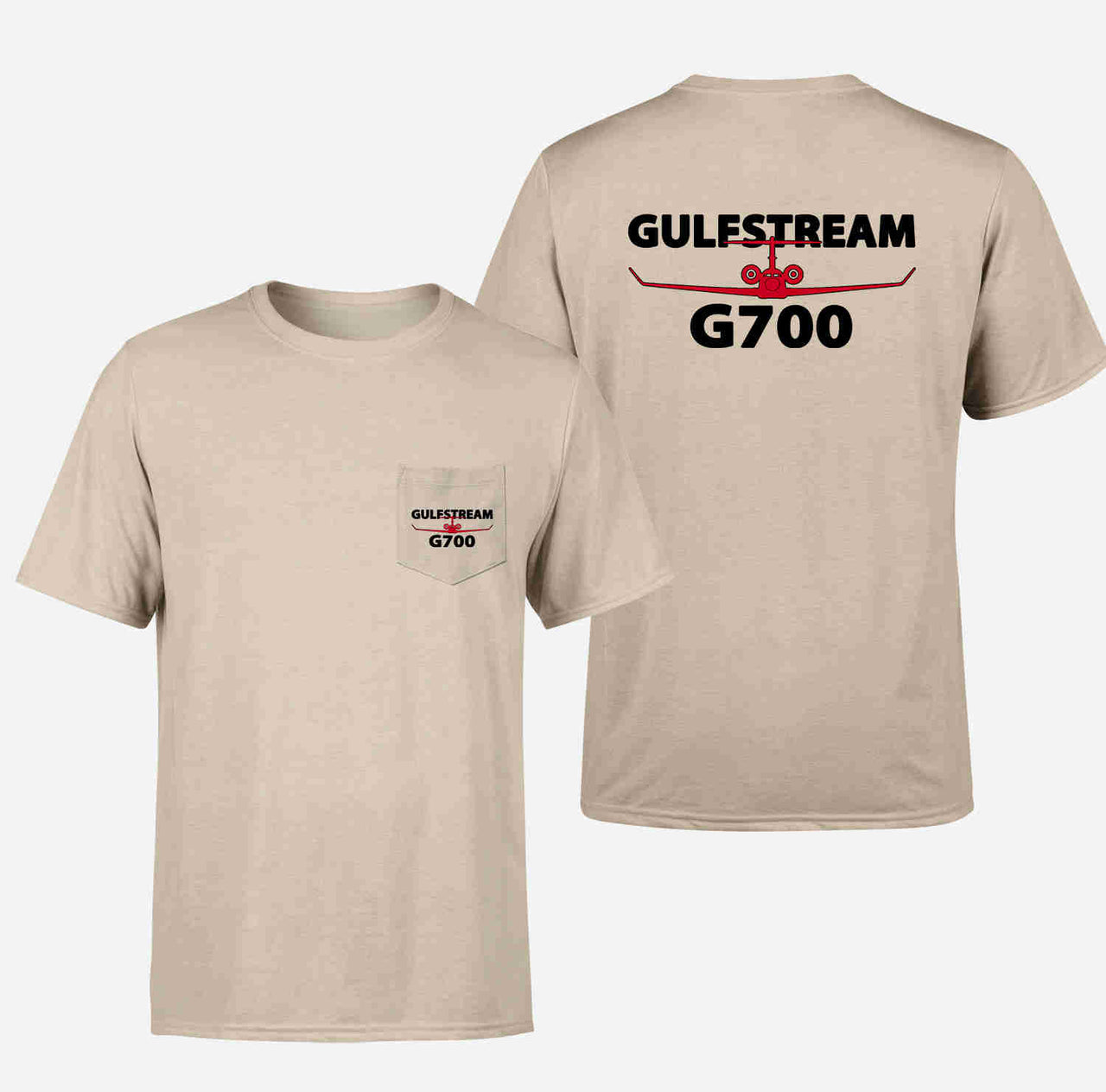 Amazing Gulfstream G700 Designed Pocket T-Shirts