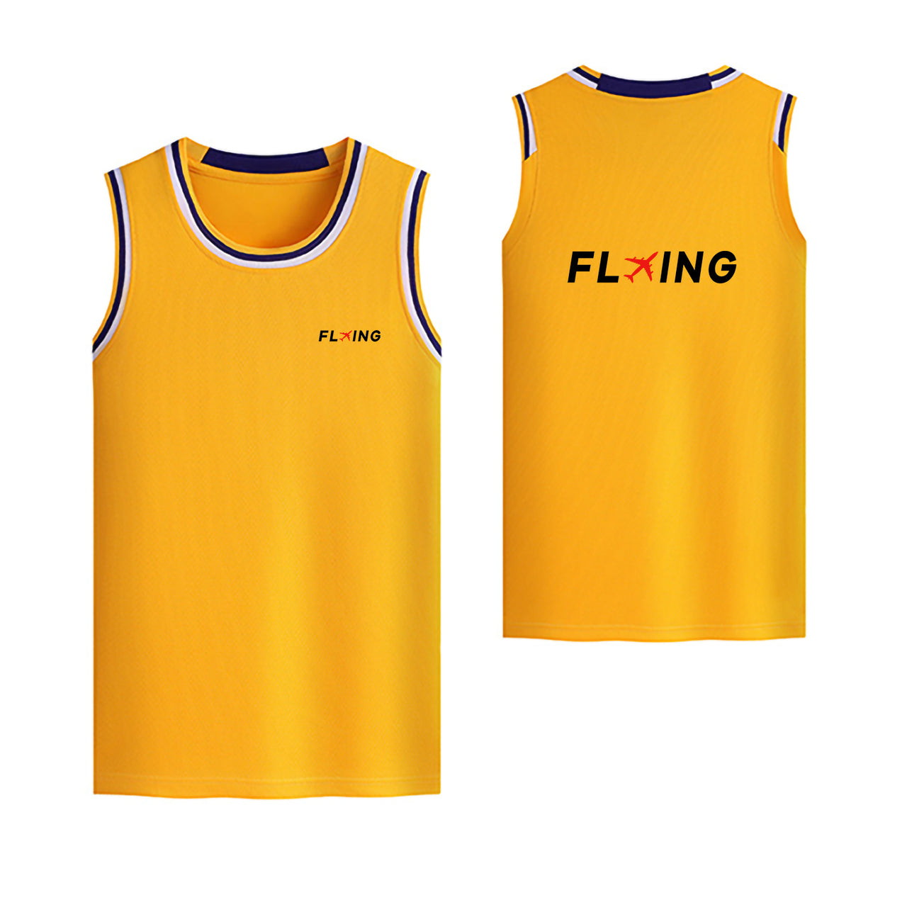 Flying Designed Basketball Style Sports Tank Tops